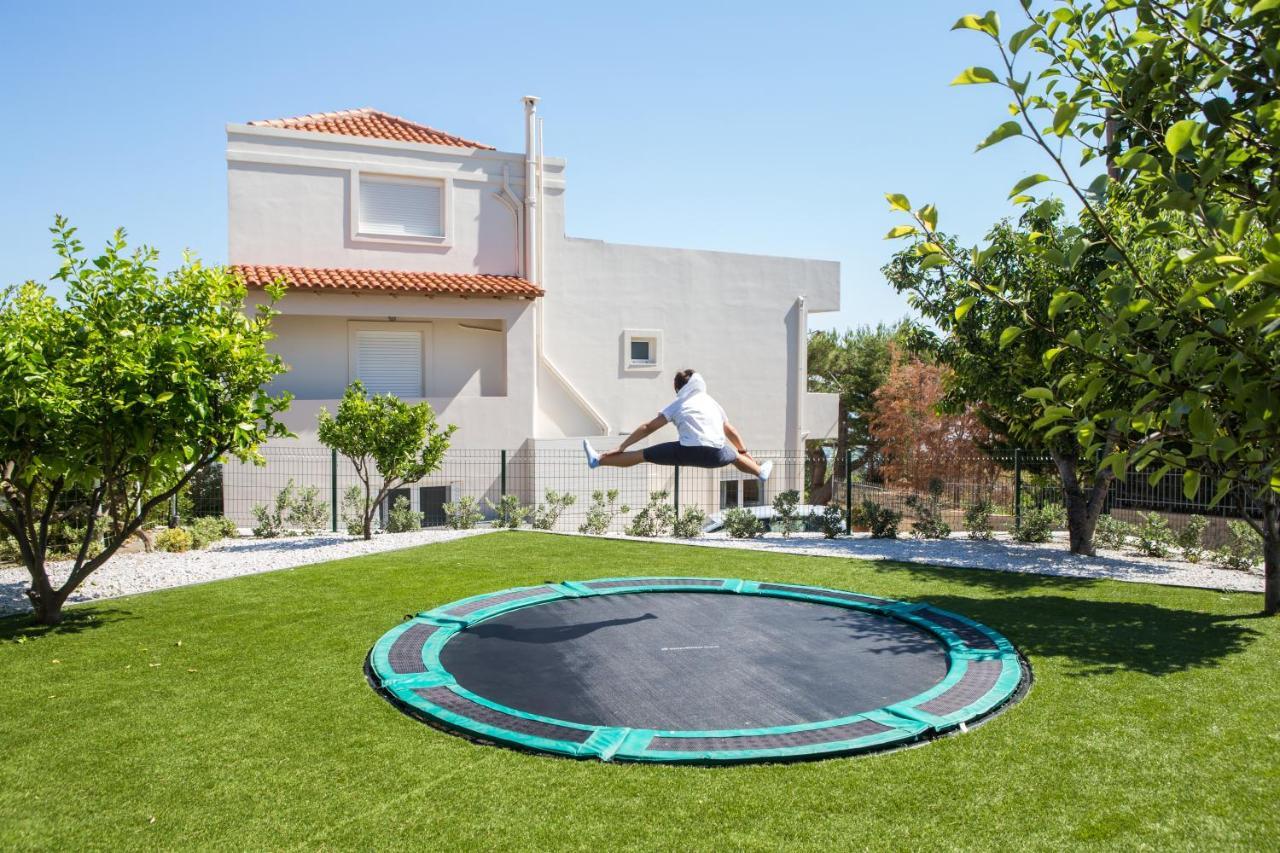 Effies Cozy Villa-Spectacular View And Playground Roussospition Экстерьер фото